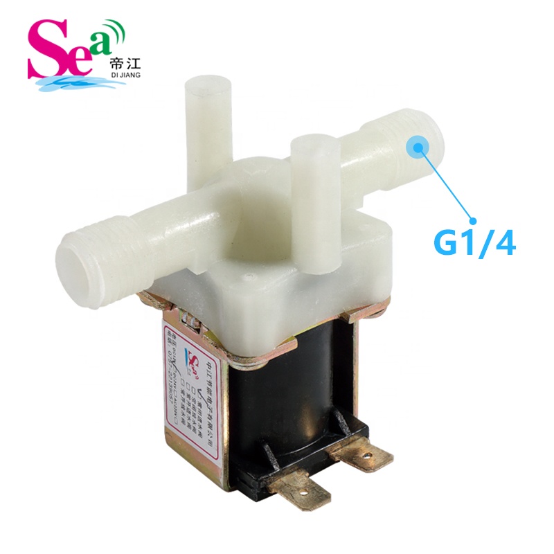 Sea Fpdj-05 G1/4 Thread Medium Pressure Pressure And General Application 12v Dc Plastic Solenoid Valve